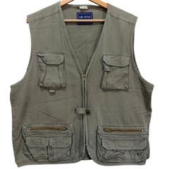 90s OLD GAP サファリベスト フィッシングベスト ベージュ M - メルカリ