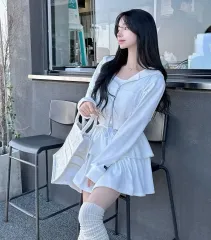 新品 MAYOON マイクロファイバー ティアードスカートパンツ