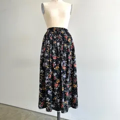 bul bul 花柄プリントフレアギャザースカート BK4005241