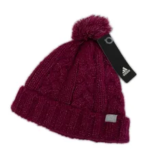 未使用品 アディダスゴルフ adidas GOLF ニット帽 フリー パワーベリー ポンポンビーニー ワッチキャップ