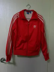 adidas 3本線 ジャージ レッド ドット パータン