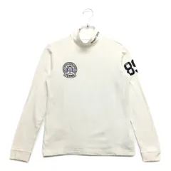 中古 レディース パーリーゲイツ PEARLY GATES 長袖シャツ 1(M) 白 ホワイト モックネック