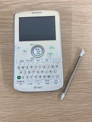 ％２【通電動作確認済】SHARP Brain 電子辞書 PW-AC40 電池入れのバネ錆びてますが使用可能 タッチペン付き【電化製品】【1】のサムネイル