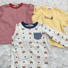 ミキハウス　ロンT  Tシャツ　3枚セット