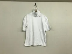 本物アレッサンドロデラクアAlessandroDell'Acquaコットンタートルネック半袖Tシャツメンズサーフアメカジミリタリーストリートスケーターワークビジネススーツモードゴルフ白ホワイト48イタリア製Lのサムネイル