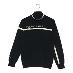 中古 レディース パーリーゲイツ PEARLY GATES セーター 1(M) ネイビー 紺 タートルネック