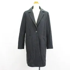 アーバンリサーチ URBAN RESEARCH チェスターコート アウター 長袖 ウール混 F ダークグレー ※EKM