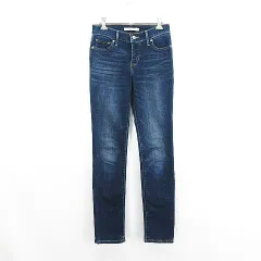 リーバイス Levi's 312 21166-0076 デニム ジーンズ ボトムス SHAPING SLIM ユーズド加工 ストレッチ 24 インディゴ ※EKM