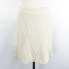 アンタイトル UNTITLED スカート ボトムス ひざ丈 フレア 2 ベージュ ※EKM