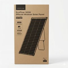 新品未使用EcoFlow 125W ソーラーパネル 両面 単品 防災 車中泊 - メルカリ
