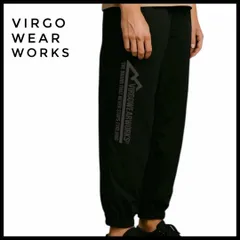VIRGO WEAR WORKS ヴァルゴウェアワークス　黒　ブラック　ナイロン　パンツ　ズボン　ロゴ入り　ストリートのサムネイル