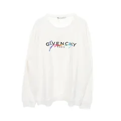GIVENCHY ジバンシィ レインボーシグネチャーロゴ刺繍 クルーネック スウェットのサムネイル