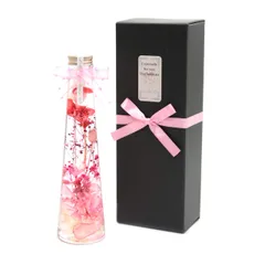 ハーバリウム トールツリーグラデーションピンク 専用BOX付き 贈り物 プレゼント 母の日 誕生日 花 記念日 雑貨 インテリア (パステルB)AR