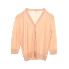 LOEWE ロエベ アナグラム刺繍 クロップ ショート カーディガン