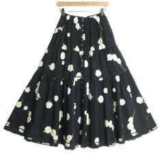 新品タグ付✨インゲボルグ カメリアロゴボーダー フレアスカート 定価