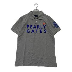 PEARLY GATES/パーリーゲイツ ゴルフ ポロシャツ【グレー/7】美品