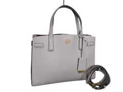TORY BURCH トリーバーチ ハンドバッグ ロビンソン スモール サッチェル アイボリー レザー レディース 2WAY