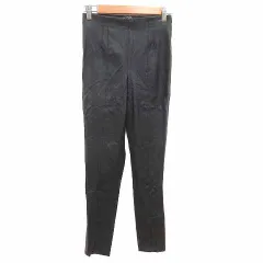 ザラ ZARA スキニーパンツ 合成皮革 XS 黒 ブラック /YK