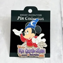 WDW 海外ディズニー 魔法使いミッキー ピンバッジ Disney's Pin Celebration★台紙付き