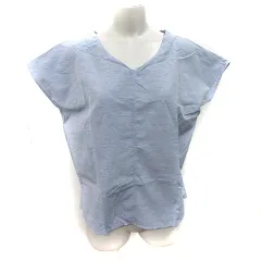 アーバンリサーチ URBAN RESEARCH シャツ ブラウス プルオーバー フレンチスリーブ F 水色 /YI