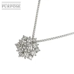 ダイヤ 0.308/0.56ct ネックレス 45cm Pt プラチナ Diamond Necklace 90318121