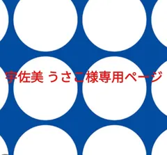 宇佐美 うさこ様専用ページです。