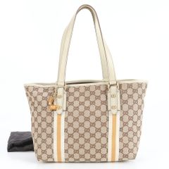 ✨美品✨GUCCI GG シェリーライン トートバッグ ブラウン レザー ロゴ