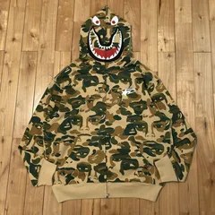★新品★ KIDSUPER BAPE CAMO シャーク パーカー Lサイズ a bathing ape shark full zip hoodie エイプ ベイプ アベイシングエイプ sa6682