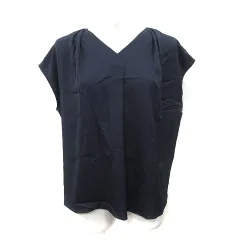 アーバンリサーチ ドアーズ URBAN RESEARCH DOORS ブラウス プルオーバー フレンチスリーブ ONE 紺 ネイビー /YI