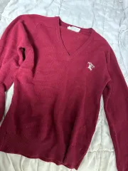 バーバリー ヴィンテージ バーガンディ ニット