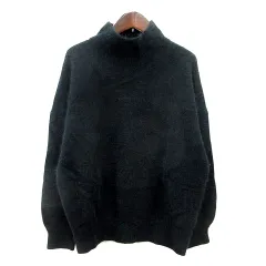 ジャーナルスタンダード レリューム JOURNAL STANDARD relume ニット セーター ハイネック 長袖 ウール F 黒 ブラック /MN