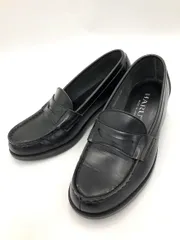 HARUTA ハルタ 日本製 4603 ヒールアップ ローファー シューズ size23EEE/ブラック ■■ レディース