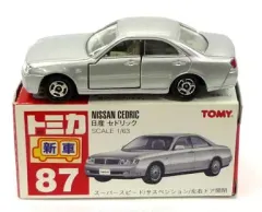 【中古】トミカ 1/63 日産 セドリック(シルバー/赤箱) 「トミカ No.87」