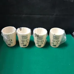 6149　SNOOPY　＆　FRON　LOGOS　コップ４個セット【新品】