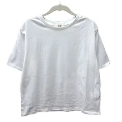 ビームスハート BEAMS HEART カットソー Tシャツ クルーネック 半袖 白 ホワイト /MN