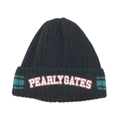 PEARLY GATES パーリーゲイツ  ニット帽  ブラック系 FR [240101574890] ゴルフウェア ストスト