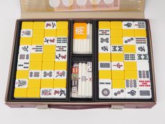 香港麻雀牌セット ケース付き【レトロヴィンテージ】 - メルカリ