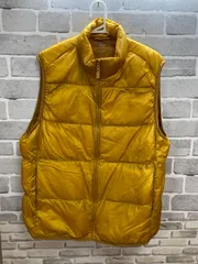 A【A38-66】◇UNIQLO       サイズXL        ダウンベスト　　黄色のサムネイル