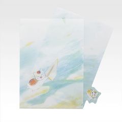 이치 반 쿠지 나츠메 친구장 あとりえほ 종이 비행기에 실어 G상 문구 G-1 클리어 파일 냥코 선생 상품
