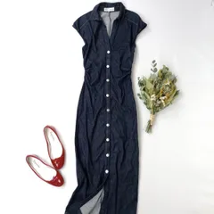 ZARA ザラ フィットミディシャツワンピース デニムワンピース (105K＋0435)26N