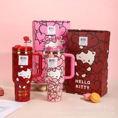 新品Stanley × Sanrio kitty 1.18L ジャンボサイズ アクセサリーマグボトル