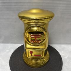 非売品 郵便局限定 新品未使用 ゴールド貯金箱 ポスト 金GOLD300