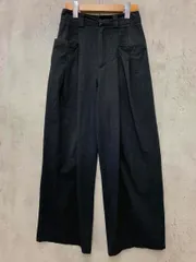 chuclla チュクラ 2タック サイドポケット ワイド パンツ sizeS/黒 ■■ レディース