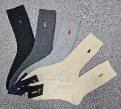 ポロラルフローレン 靴下 5足 (ウール)