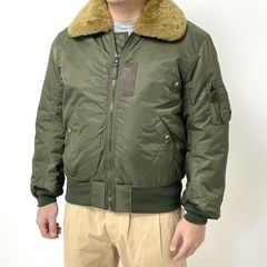 極美品】B-15B フライトジャケット Karaku オリーブ ミリタリー - メルカリ