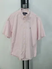 ポロラルフローレン シャツ オックスフォード ストライプシャツ ピンク 95