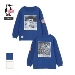 チャムス チャムス 長袖 ロンT スウェット キッズ CHUMS CH21-1410 KD キッズスペースフォトブラッシュドロングスリーブTシャツSPACE PHOTO BRD L/S T メール便 (250904)