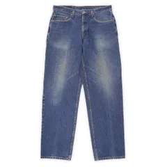 リーバイス Levi's 00s 2000年代 550 デニムパンツ ジーンズ バギー BAGGY 定番 501 505 560 ヒゲ USA ヴィンテージ アメリカ 古着 メンズ ズボン インディゴブルー W34 L32【中古】