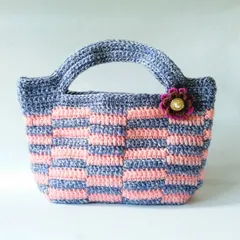 セット１３.バッグ＋お花ブローチ