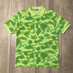 A BATHING APE 迷彩柄 ポロシャツ - メルカリ